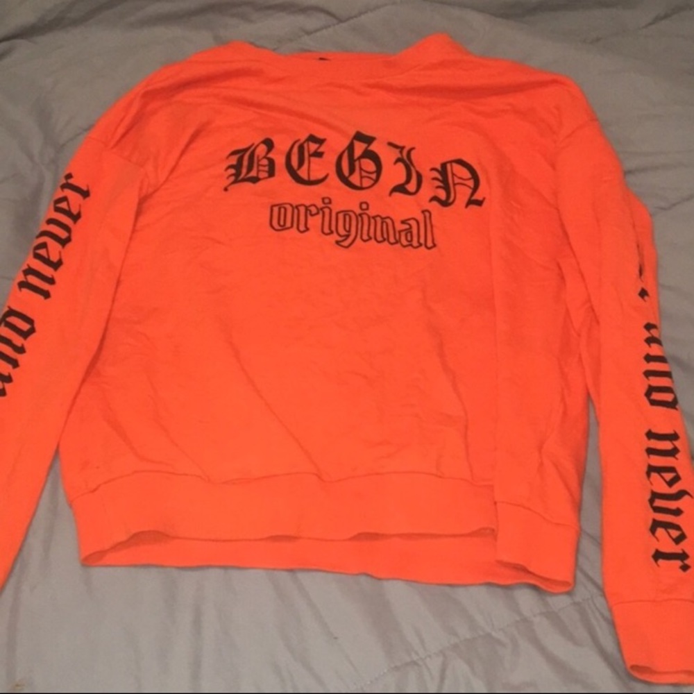Orange Crewneck